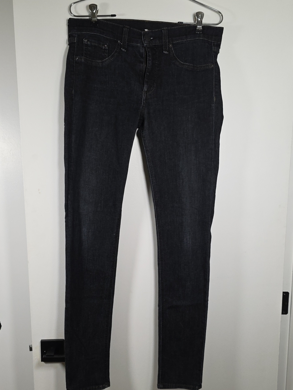 Rag & Bone Men's Fit 1 Extra Slim Skinny Jeans – Dark Indigo Wash, Size 30